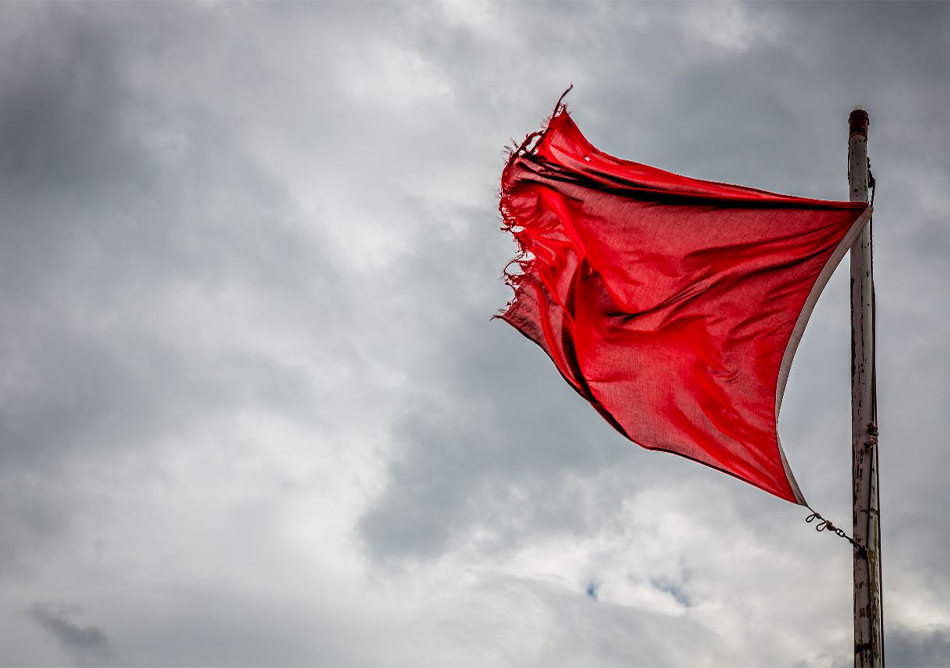 Rote Flagge als Warnsignal hinsichtlich dieser Dividendenrendite